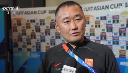 国少主帅上村健一：60分钟后队员体能续不上，需多经历高强度比赛