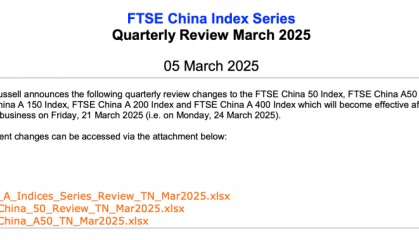 涉及A股！重大调整，两周后生效