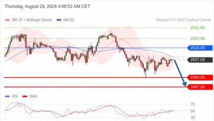 每日策略：08/29 外汇黄金原油行情分析