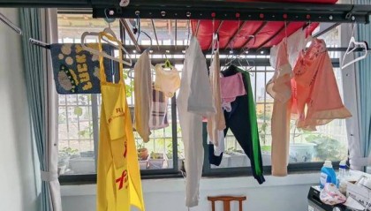 浙江发现一户人家“高级晾衣法”，做法太高明了，你确定不学起来？