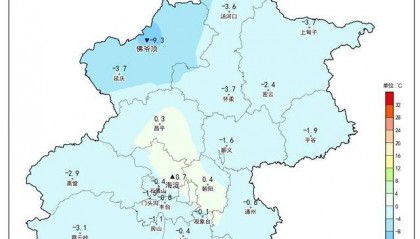 北京晴冷天气持续，气温缓慢回升