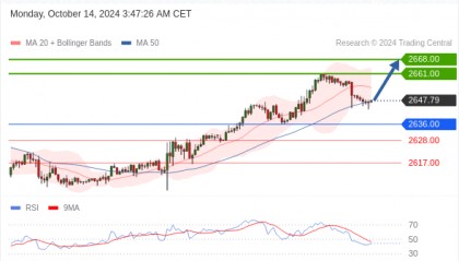 每日策略：10/14 外汇黄金原油行情分析