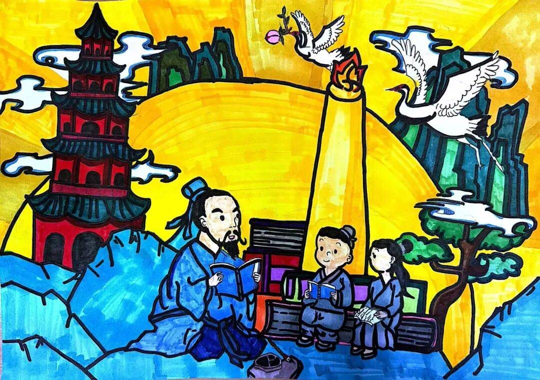 福满中秋！这份来自小画师的中秋祝福，请查收 ——