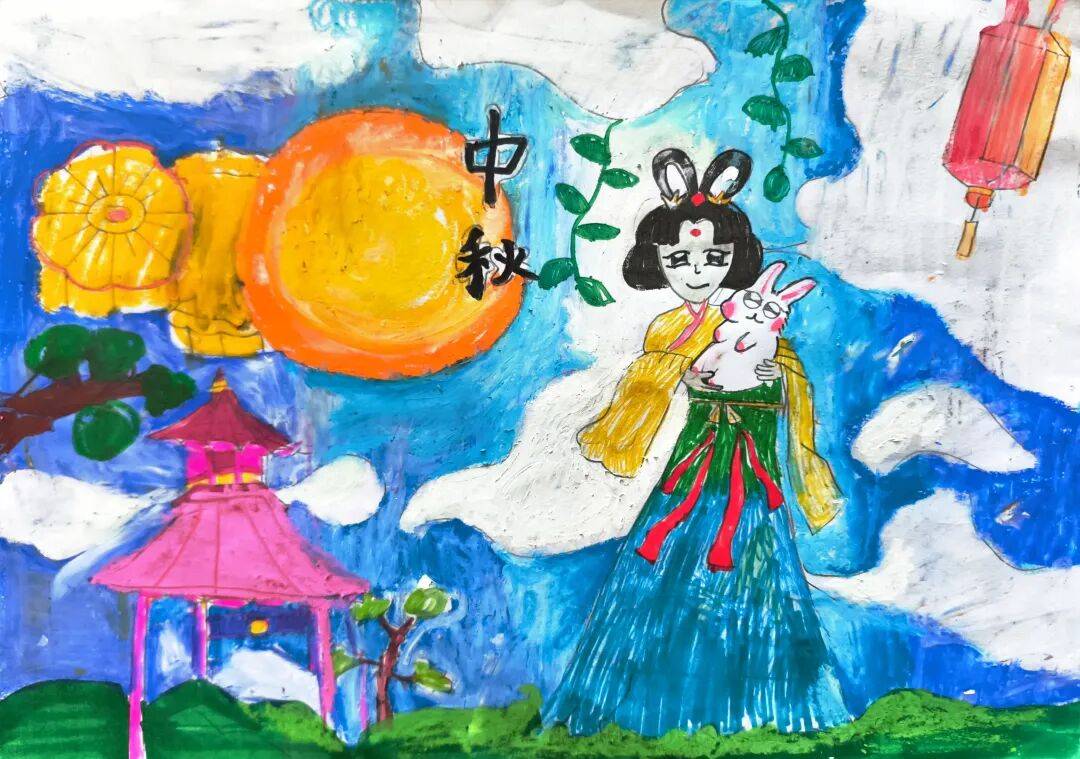 福满中秋！这份来自小画师的中秋祝福，请查收 ——