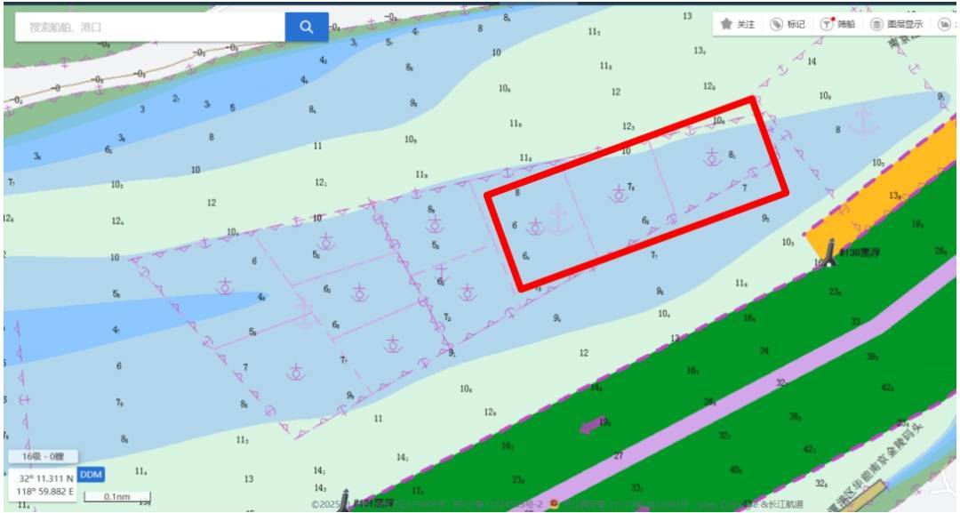 长江南京段水深异常，江苏海事部门发布提醒
